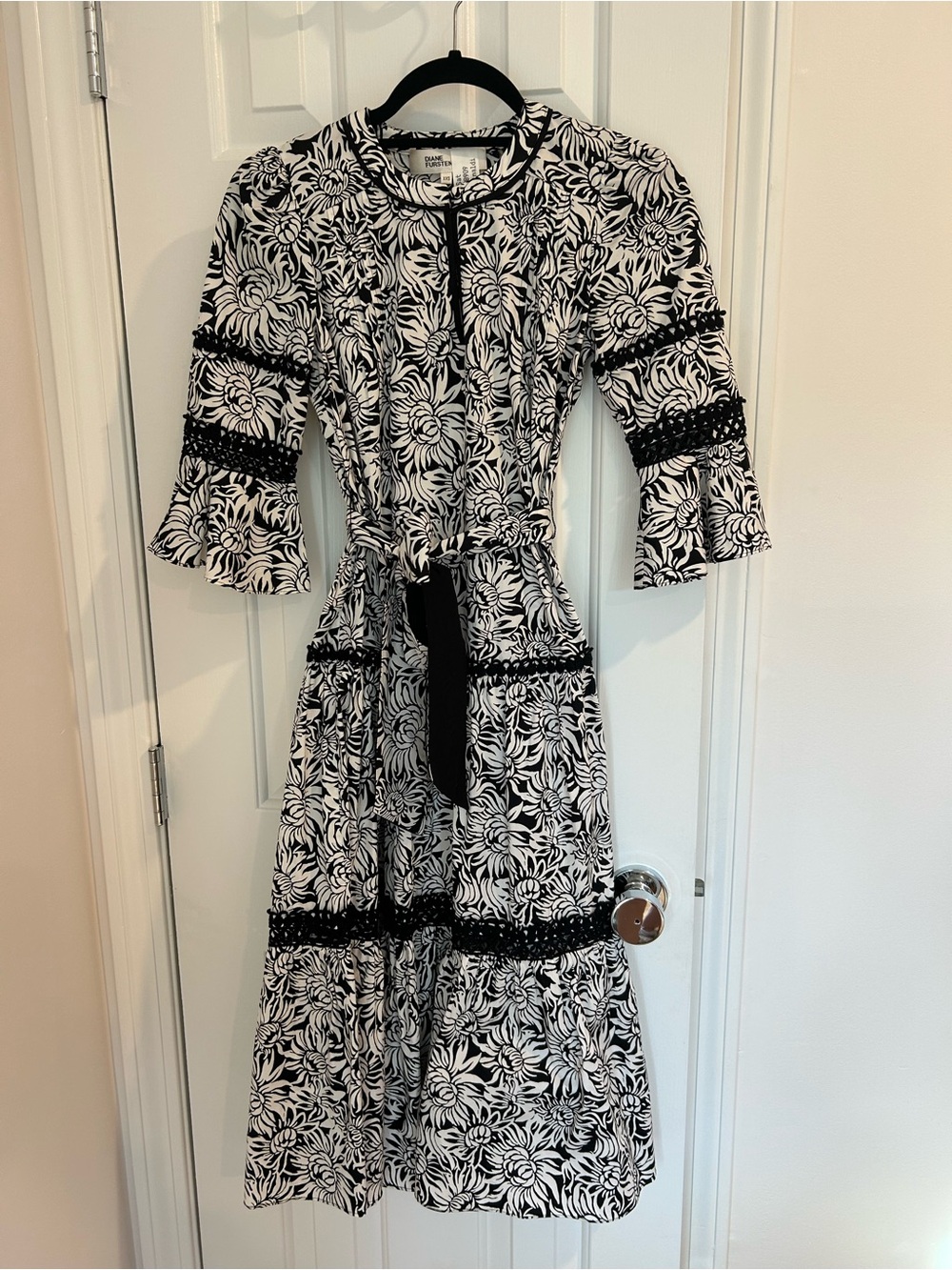 Diane von Furstenberg Floral Midi Dress XXS